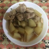 昆布つゆで、簡単♪大根と鶏もも肉の煮物